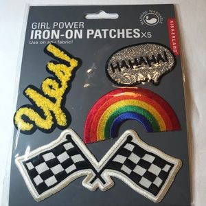 Kikkerland Girl Power Iron-on Patches